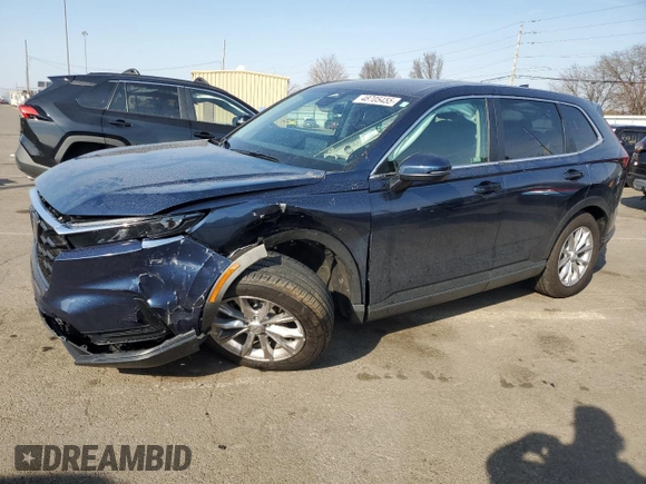 2024 Honda CR-V EX-L with VIN 5J6RS4H74RL005007, listed as a Copart auction lot 48705455 with 11,042 mi miles and Salvage Title. Bid and sale history available at carsss.com. Image 1.