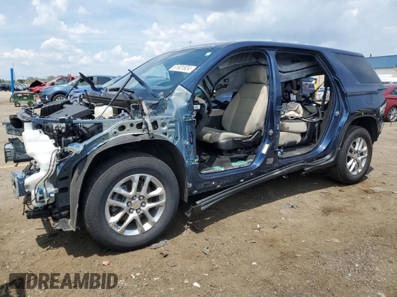 2022 Chevrolet Traverse LS with VIN 1GNERFKW5NJ118988, listed as a Copart auction lot 61901824 with 0 mi miles and Non Repairable. Bid and sale history available at carsss.com. Image 1.