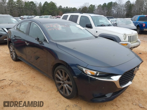 2019 Mazda 3 Preferred z VIN 3MZBPADL9KM107981, wystawiony jako IAAI lot #41196525 z przebiegiem 88 859 mil mil oraz . Historia ofert i sprzedaży dostępna na DreamBid. Obrazek 1.
