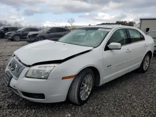 2007 Mercury Milan Premier with VIN 3MEHM081X7R658700, listed as a Copart auction lot 43559635 with 109,824 mi miles and Salvage Title. Bid and sale history available at carsss.com. Image 1.