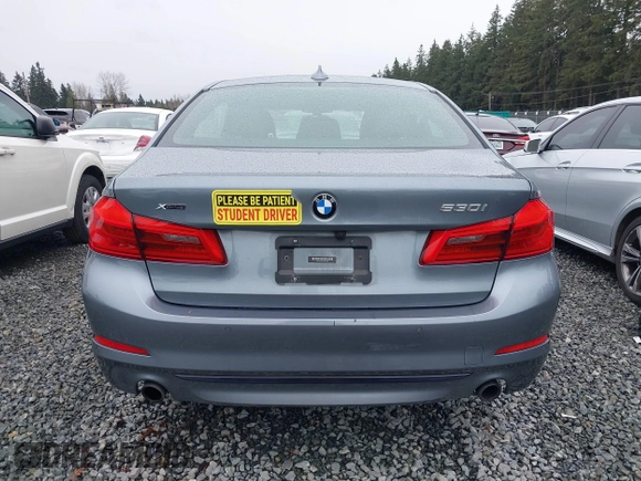 2018 BMW 5 Series 530i xDrive with VIN WBAJA7C54JWA72657, listed as a IAAI auction lot 41821105 with 48,033 mi miles. Bid and sale history available at carsss.com. Image 16.