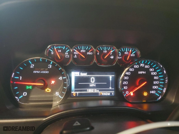 2015 Chevrolet Silverado 2500HD LT with VIN 1GC1KVE8XFF116516, listed as a Copart auction lot 43725145 with 186,219 mi miles and Clean Title. Bid and sale history available at carsss.com. Image 9.