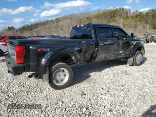 2022 Ford Super Duty F-450 DRW XL with VIN 1FT8W4DT7NEE27814, listed as a Copart auction lot 46061085 with 26,263 mi miles and Salvage Title. Bid and sale history available at carsss.com. Image 3.