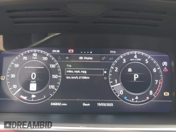 2018 Land Rover Range Rover Sport Autobiography with VIN SALWV2REXJA810472, listed as a IAAI auction lot 41803942 with 46,842 mi miles and . Bid and sale history available at DreamBid. Image 7.