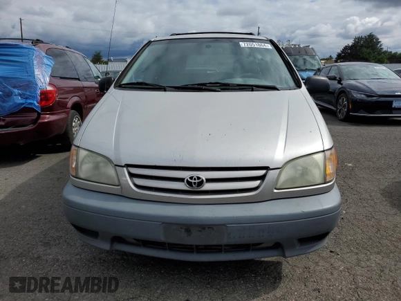 2002 Toyota Sienna CE with VIN 4T3ZF19C02U468964, listed as a Copart auction lot 72051864 with 205,135 mi miles and Salvage Title. Bid and sale history available at carsss.com. Image 5.