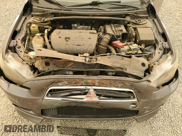 2011 Mitsubishi Lancer GTS with VIN JA32U8FW2BU005251, listed as a Copart auction lot 70879824 with 124,317 mi miles and Salvage Title. Bid and sale history available at carsss.com. Image 11.