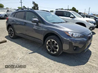 2021 Subaru Crosstrek Premium with VIN JF2GTAEC8MH256054, listed as a Copart auction lot 59810905 with 48,773 mi miles and Salvage title. Bid and sale history available at DreamBid. Image 4.