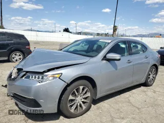 2016 Acura TLX Tech with VIN 19UUB1F57GA009059, listed as a Copart auction lot 51858145 with 75,650 mi miles and Salvage Title. Bid and sale history available at carsss.com. Image 1.