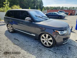 2016 Land Rover Range Rover Supercharged with VIN SALGS2EF5GA251806, listed as a Copart auction lot 63232155 with 129,600 mi miles and Clean title. Bid and sale history available at DreamBid. Image 4.