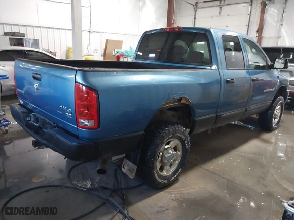 2006 Dodge Ram 2500 SLT with VIN 1D7KS28C96J237592, listed as a IAAI auction lot 41389425 with 277,282 mi miles. Bid and sale history available at carsss.com. Image 4.