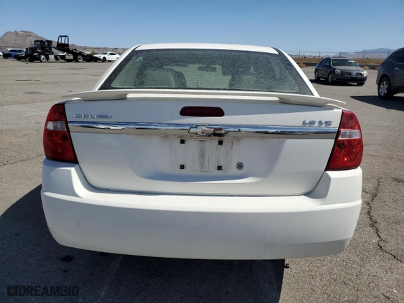 2005 Chevrolet Malibu LS with VIN 1G1ZT54875F294716, listed as a Copart auction lot 71836304 with 0 mi miles and Salvage Title. Bid and sale history available at carsss.com. Image 6.