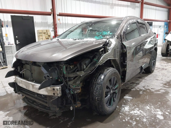2017 Nissan Murano SL with VIN 5N1AZ2MH5HN181693, listed as a IAAI auction lot 41592637 with 90,770 mi miles. Bid and sale history available at carsss.com. Image 18.