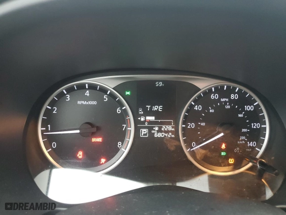 2021 Nissan Kicks S with VIN 3N1CP5BV8ML523521, listed as a Copart auction lot 47611615 with 68,042 mi miles and Salvage Title. Bid and sale history available at carsss.com. Image 9.
