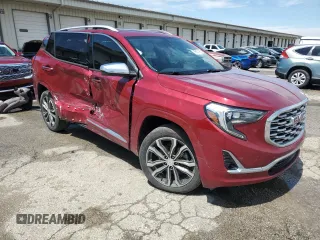 2018 GMC Terrain Denali with VIN 3GKALXEX9JL141040, listed as a Copart auction lot 58927465 with 58,487 mi miles and Salvage title. Bid and sale history available at DreamBid. Image 4.