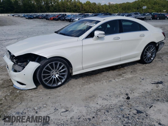 2015 Mercedes-Benz CLS-Class CLS 400 with VIN WDDLJ6FB8FA141834, listed as a Copart auction lot 68745833 with 52,584 mi miles. Bid and sale history available at carsss.com. Image 1.
