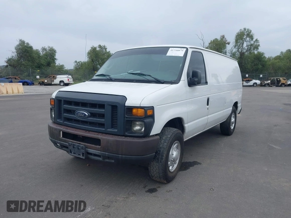 2012 Ford Econoline Cargo Commercial with VIN 1FTNE1EW6CDA42261, listed as a IAAI auction lot 41750879 with 249,408 mi miles and . Bid and sale history available at carsss.com. Image 2.