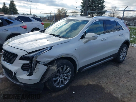 2022 Cadillac XT4 AWD Premium Luxury with VIN 1GYFZDR49NF105003, listed as a IAAI auction lot 41009382 with 43,395 mi miles and . Bid and sale history available at carsss.com. Image 17.