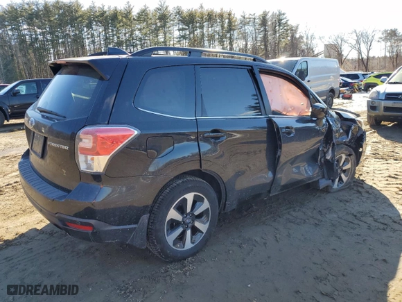 2018 Subaru Forester Limited with VIN JF2SJARC2JH451315, listed as a Copart auction lot 46691455 with 39,707 mi miles and Salvage Title. Bid and sale history available at carsss.com. Image 3.