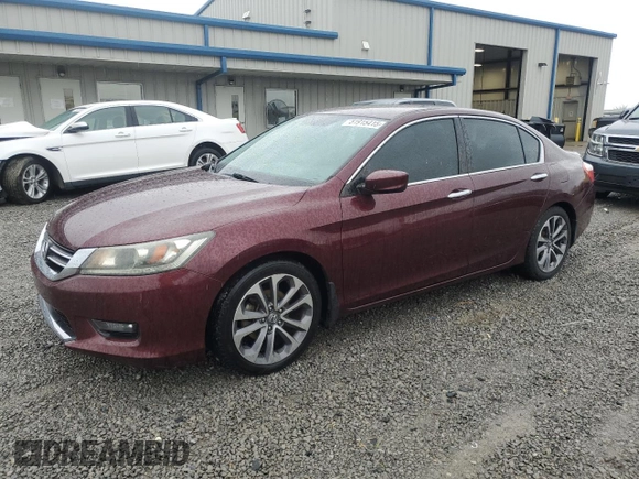 2014 Honda Accord Sport with VIN 1HGCR2F52EA114540, listed as a Copart auction lot 51915415 with 118,784 mi miles and Salvage Title. Bid and sale history available at DreamBid. Image 1.