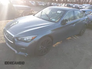 2014 Infiniti Q50 Sport with VIN JN1BV7AR0EM689590, listed as a IAAI auction lot 41766451 with Not Provided miles and . Bid and sale history available at DreamBid. Image 16.