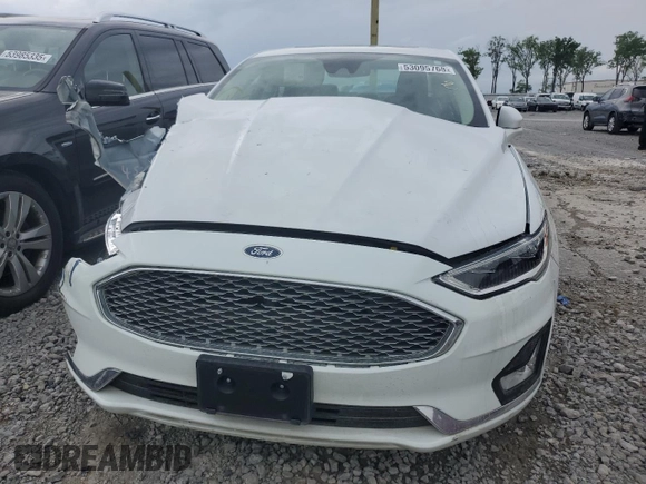 2020 Ford Fusion Titanium with VIN 3FA6P0D91LR130717, listed as a Copart auction lot 53095765 with 94,535 mi miles and Salvage title. Bid and sale history available at DreamBid. Image 5.