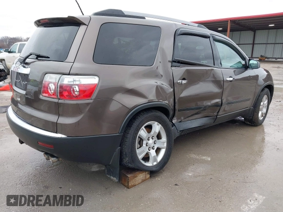 2011 GMC Acadia SL with VIN 1GKKRNED3BJ141640, listed as a IAAI auction lot 41480262 with 164,689 mi miles and . Bid and sale history available at carsss.com. Image 4.
