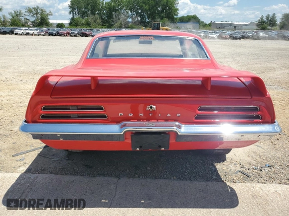 1969 Pontiac Firebird with VIN 223379U116573, listed as a Copart auction lot 64091015 with 142 mi miles and Clean title. Bid and sale history available at DreamBid. Image 6.