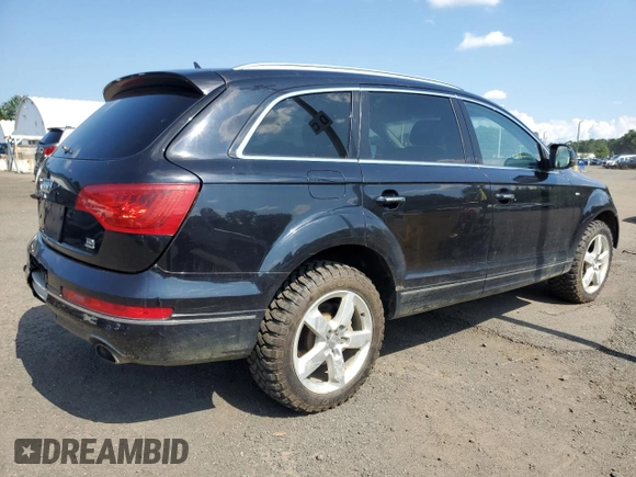 2013 Audi Q7 Premium Plus with VIN WA1LMAFE0DD015875, listed as a Copart auction lot 64954215 with 154,735 mi miles and Clean title. Bid and sale history available at DreamBid. Image 3.