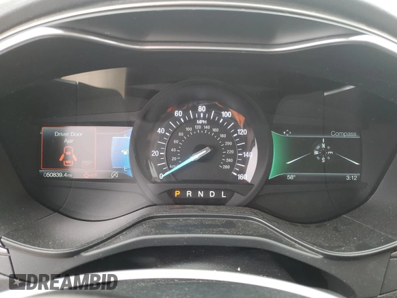 2020 Ford Fusion SE with VIN 3FA6P0HD7LR253405, listed as a Copart auction lot 55436015 with 50,839 mi miles and Non repairable. Bid and sale history available at DreamBid. Image 9.