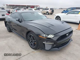 2022 Ford Mustang EcoBoost with VIN 1FA6P8TH5N5130619, listed as a IAAI auction lot 41397659 with 16,836 mi miles. Bid and sale history available at carsss.com. Image 1.
