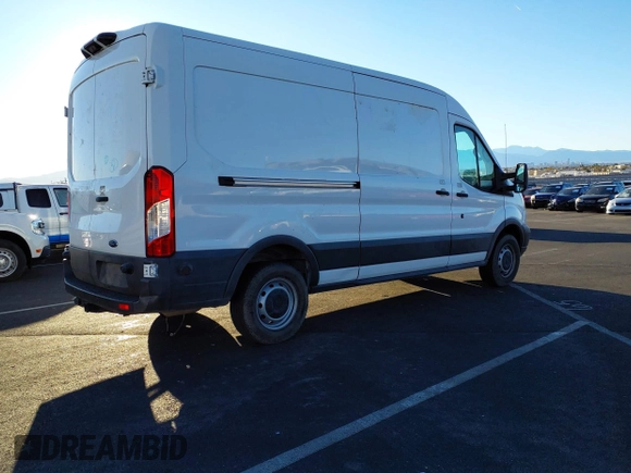 2018 Ford Transit with VIN 1FTBW2CM7JKA88309, listed as a IAAI auction lot 41627728 with 55,613 mi miles and . Bid and sale history available at DreamBid. Image 4.
