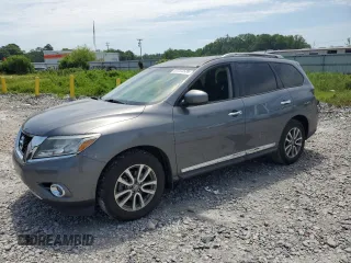 2016 Nissan Pathfinder Platinum with VIN 5N1AR2MN1GC664369, listed as a Copart auction lot 57690535 with 103,916 mi miles and Salvage title. Bid and sale history available at DreamBid. Image 1.