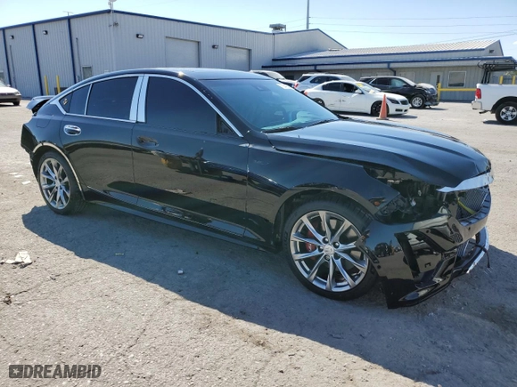 2024 Cadillac CT5-V with VIN 1G6DV5RW5R0112574, listed as a Copart auction lot 73542744 with NaN miles and Salvage Title. Bid and sale history available at carsss.com. Image 4.