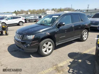 2014 Jeep Compass Sport with VIN 1C4NJDBB4ED799046, listed as a Copart auction lot 53511405 with 33,900 mi miles and Salvage Title. Bid and sale history available at carsss.com. Image 1.