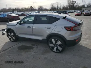 2023 Volvo C40 Recharge Pure Electric Ultimate with VIN YV4ED3GM7P2040835, listed as a Copart auction lot 80386994 with 16,903 mi miles and Salvage Title. Bid and sale history available at carsss.com. Image 2.