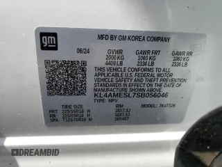 2025 Buick Encore GX Sport Touring with VIN KL4AMESL7SB056046, listed as a Copart auction lot 54983405 with Not provided miles and Salvage title. Bid and sale history available at DreamBid. Image 14.