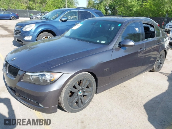 2008 BMW 3 Series 328i with VIN WBAVA37508NL51766, listed as a IAAI auction lot 42206923 with 144,902 mi miles and . Bid and sale history available at DreamBid. Image 2.