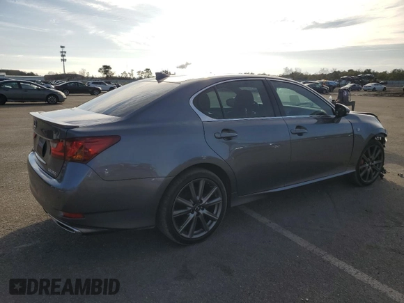 2015 Lexus GS 350 with VIN JTHCE1BL0FA002148, listed as a Copart auction lot 85296434 with 77,239 mi miles and Salvage Title. Bid and sale history available at DreamBid. Image 3.