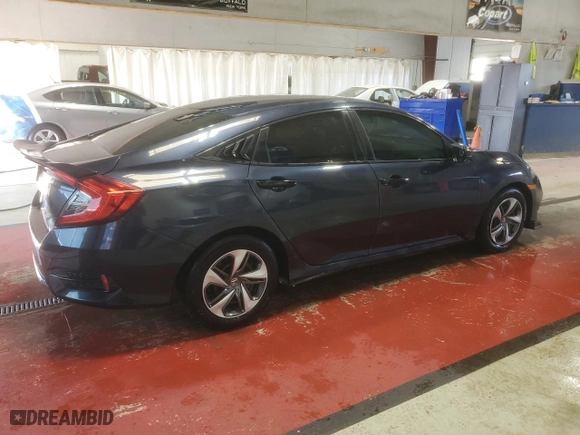 2020 Honda Civic Sedan LX with VIN 19XFC2F64LE213120, listed as a Copart auction lot 49045165 with 37,394 mi miles and Salvage Title. Bid and sale history available at carsss.com. Image 3.