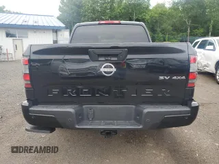2024 Nissan Frontier SV with VIN 1N6ED1EK7RN614857, listed as a Copart auction lot 59234425 with 23,188 mi miles and Salvage title. Bid and sale history available at DreamBid. Image 6.