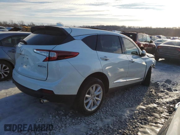 2019 Acura RDX with VIN 5J8TC1H30KL025072, listed as a Copart auction lot 87956285 with 0 mi miles and Salvage Title. Bid and sale history available at carsss.com. Image 3.