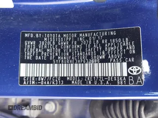 2017 Toyota Corolla L with VIN 5YFBURHE3HP632686, listed as a IAAI auction lot 42355095 with 122,139 mi miles and . Bid and sale history available at DreamBid. Image 9.