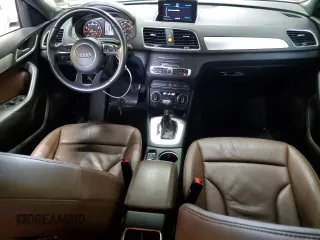 2018 Audi Q3 Premium with VIN WA1BCCFS9JR000127, listed as a Copart auction lot 58555755 with 60,295 mi miles and Salvage title. Bid and sale history available at DreamBid. Image 8.