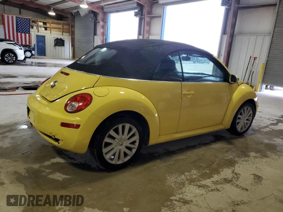 2008 Volkswagen Beetle SE with VIN 3VWRF31Y28M402071, listed as a Copart auction lot 45290245 with 127,889 mi miles and Salvage title. Bid and sale history available at DreamBid. Image 3.