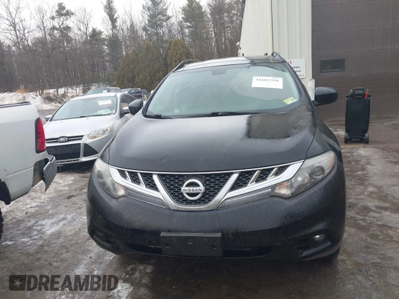 2014 Nissan Murano S with VIN JN8AZ1MW8EW517148, listed as a IAAI auction lot 41683358 with 210,034 mi miles. Bid and sale history available at carsss.com. Image 6.