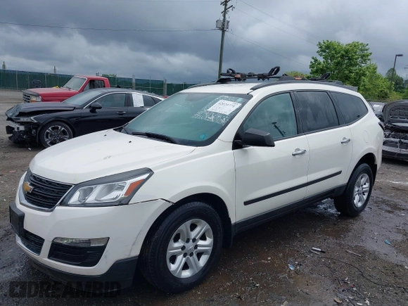 2015 Chevrolet Traverse LS z VIN 1GNKVFED4FJ197970, wystawiony jako IAAI lot #42020771 z przebiegiem 128 876 mil mil oraz . Historia ofert i sprzedaży dostępna na DreamBid. Obrazek 17.
