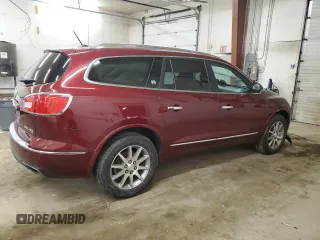 2015 Buick Enclave Leather with VIN 5GAKVBKD7FJ368847, listed as a Copart auction lot 48208815 with 135,176 mi miles and Salvage Title. Bid and sale history available at carsss.com. Image 3.