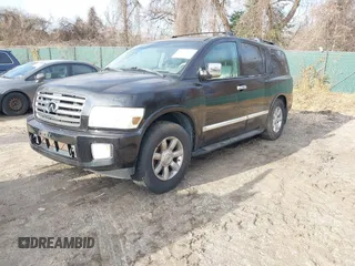 2006 Infiniti QX56 with VIN 5N3AA08C06N800652, listed as a IAAI auction lot 41552567 with 141,625 mi miles and . Bid and sale history available at DreamBid. Image 2.