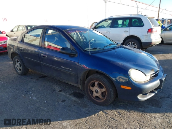 2001 Dodge Neon Highline z VIN 1B3ES46C81D206638, wystawiony jako IAAI lot #41437773 z przebiegiem 183 174 mil mil oraz . Historia ofert i sprzedaży dostępna na DreamBid. Obrazek 1.