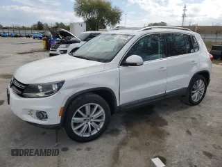2012 Volkswagen Tiguan S with VIN WVGBV7AXXCW594060, listed as a Copart auction lot 45521095 with 146,035 mi miles and Salvage Title. Bid and sale history available at DreamBid. Image 1.